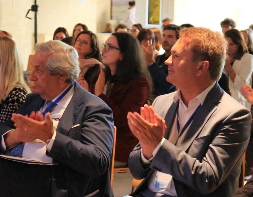 il presidente del clas antonio colangelo e il presidente di nereus thierry cotelle