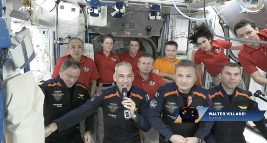 ax 3 villadei stazione spaziale