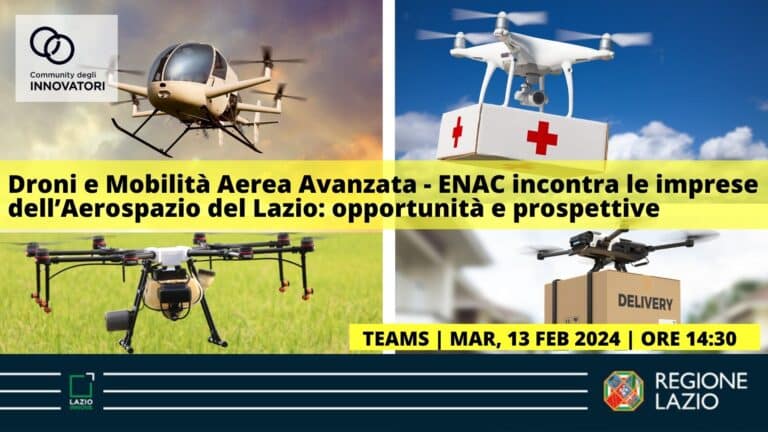 enac incontra le imprese aerospazio lazio 13 febbraio