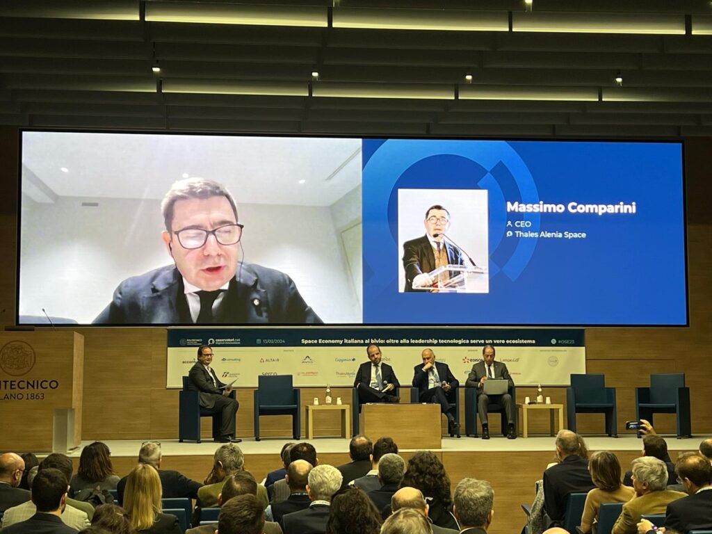 comparini thales alenia space