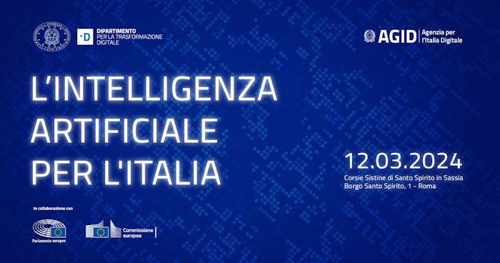 "L'intelligenza Artificiale per l'Italia": il videomessaggio della Presidente Giorgia Meloni 3 1709732571 l intelligenzaartificialeperl italia orizzontale 42