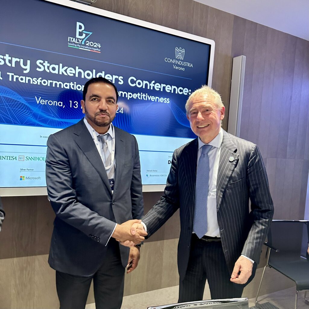 Emirati arabi e Italia: il ministro Urso incontra il ministero dell’Industria e delle Tecnologie Avanzate degli Emirati Arabi Uniti