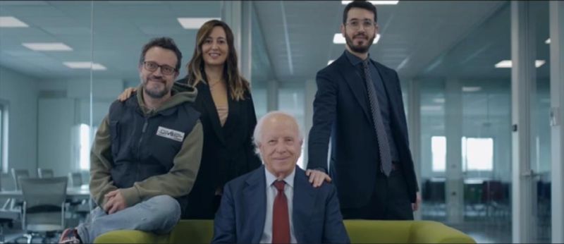 OMI CAVALIERE VILLANO CON FIGLI Maria Grazia, Pasquale e Andrea FOTO LINKEDIN