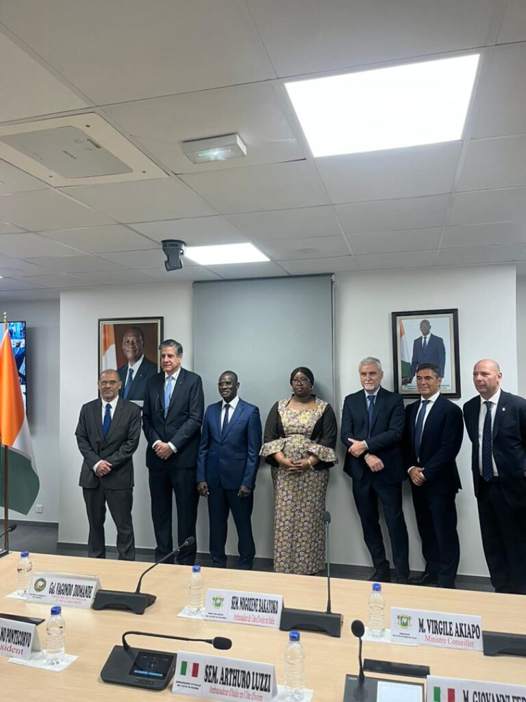 Piano Mattei: delegazione Leonardo in Costa d’Avorio 1 piano mattei