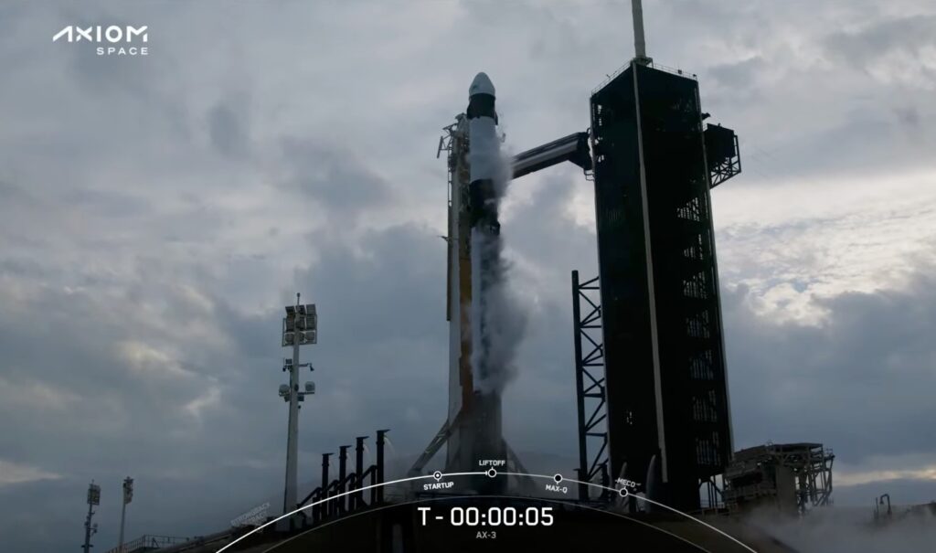 missione ax 3 a bordo col 10