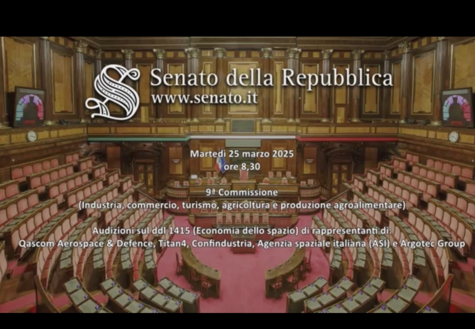 Audizioni al  Senato sul DDL
