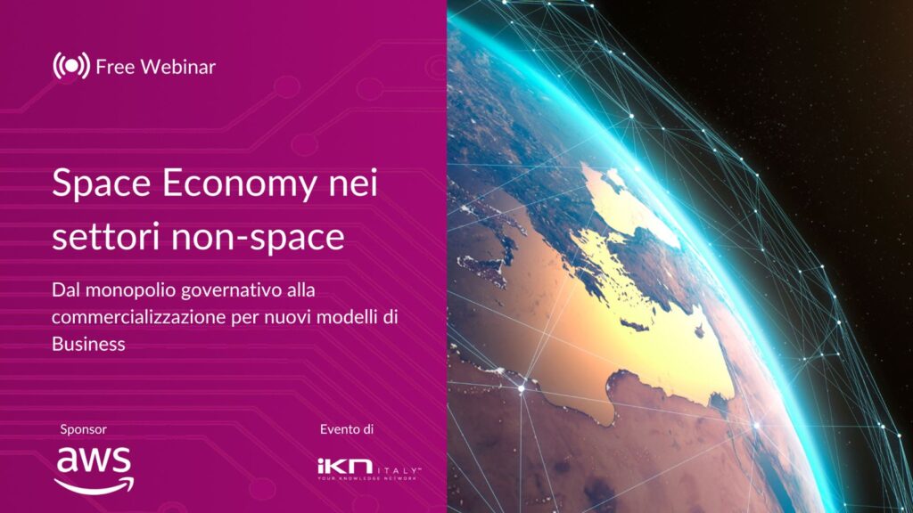 La Space Economy nei settori non-space 1 Space Economy