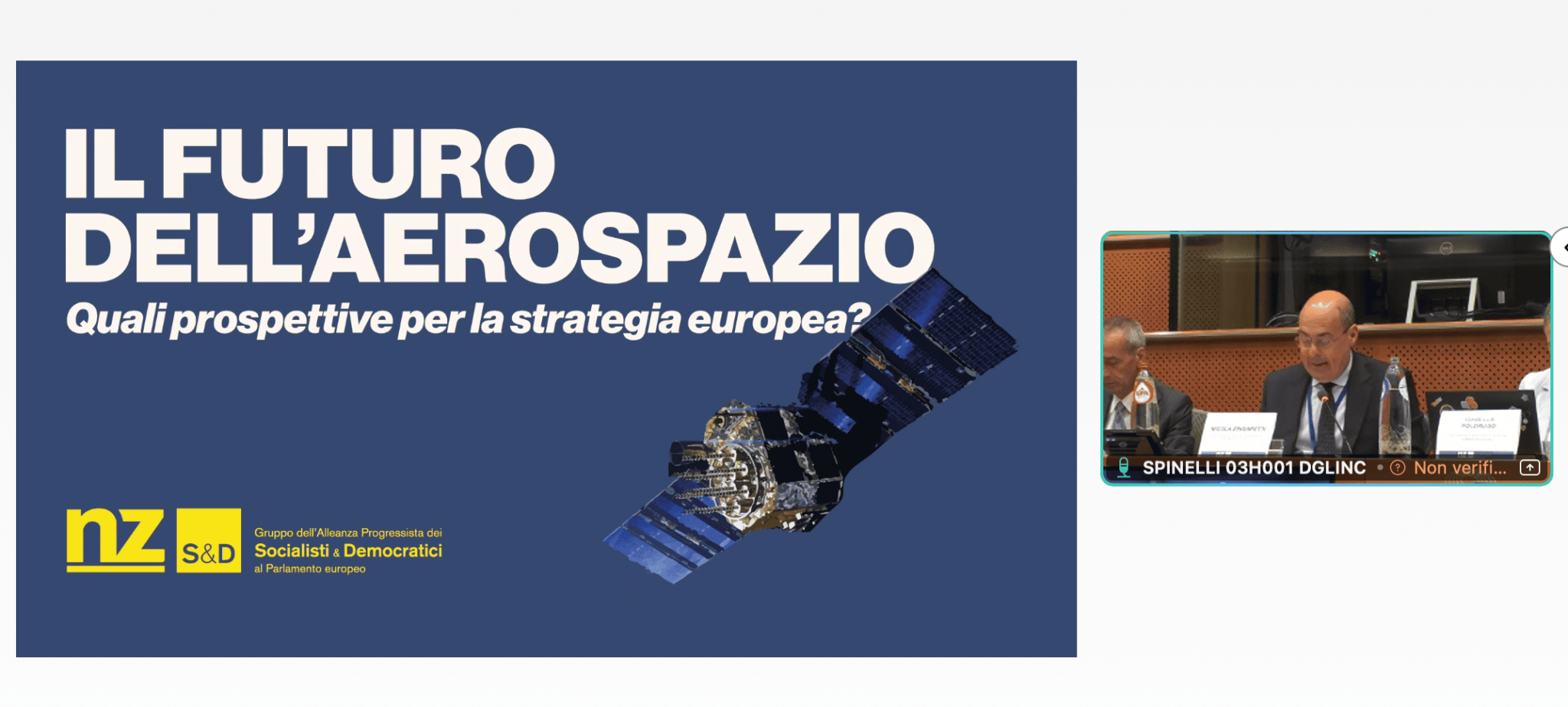 Il futuro dell’aerospazio europeo: il confronto a Bruxelles promosso da Nicola Zingaretti 2 futuro aerospazio zingaretti 1 scaled 1